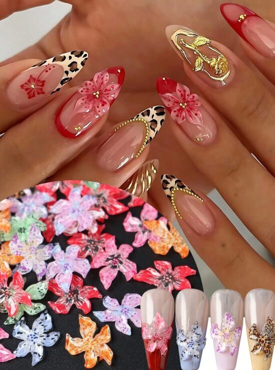 3D dizaina elementi "Hibiscus ziedi"